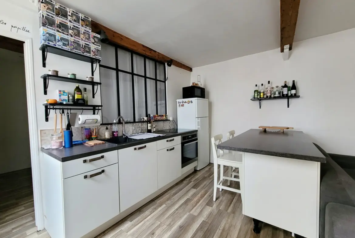 Charmant appartement T2 rénové de 44 m² à Trévoux 