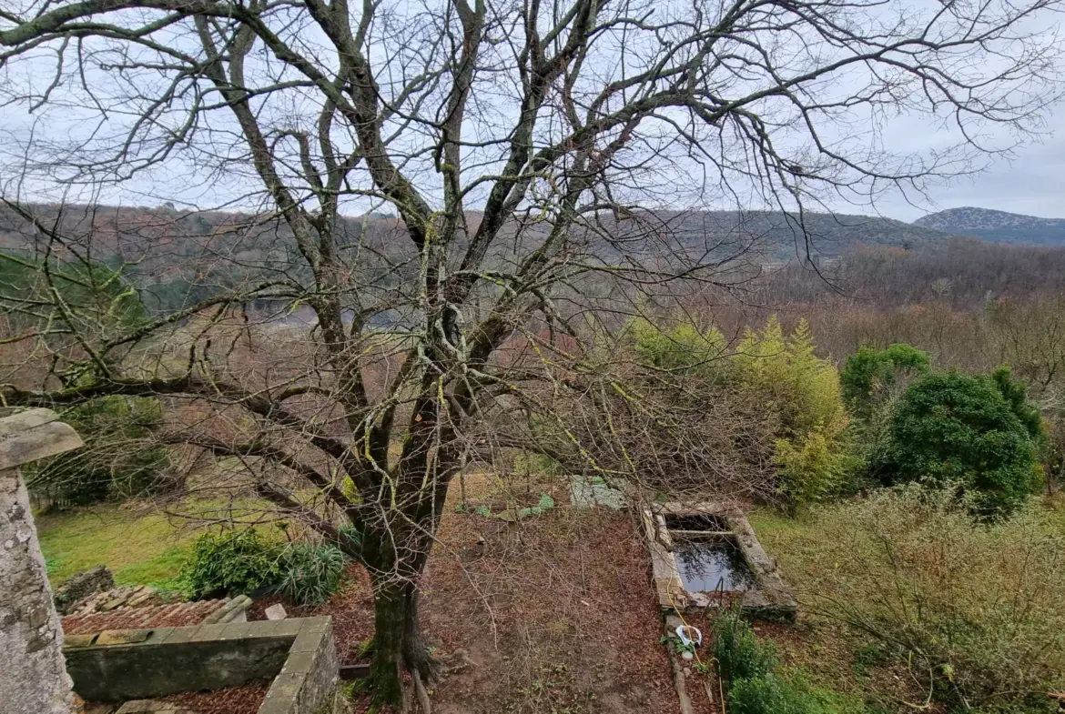 Vente Maison 8 pièces dans les Cévennes - Magnanerie avec terrains 