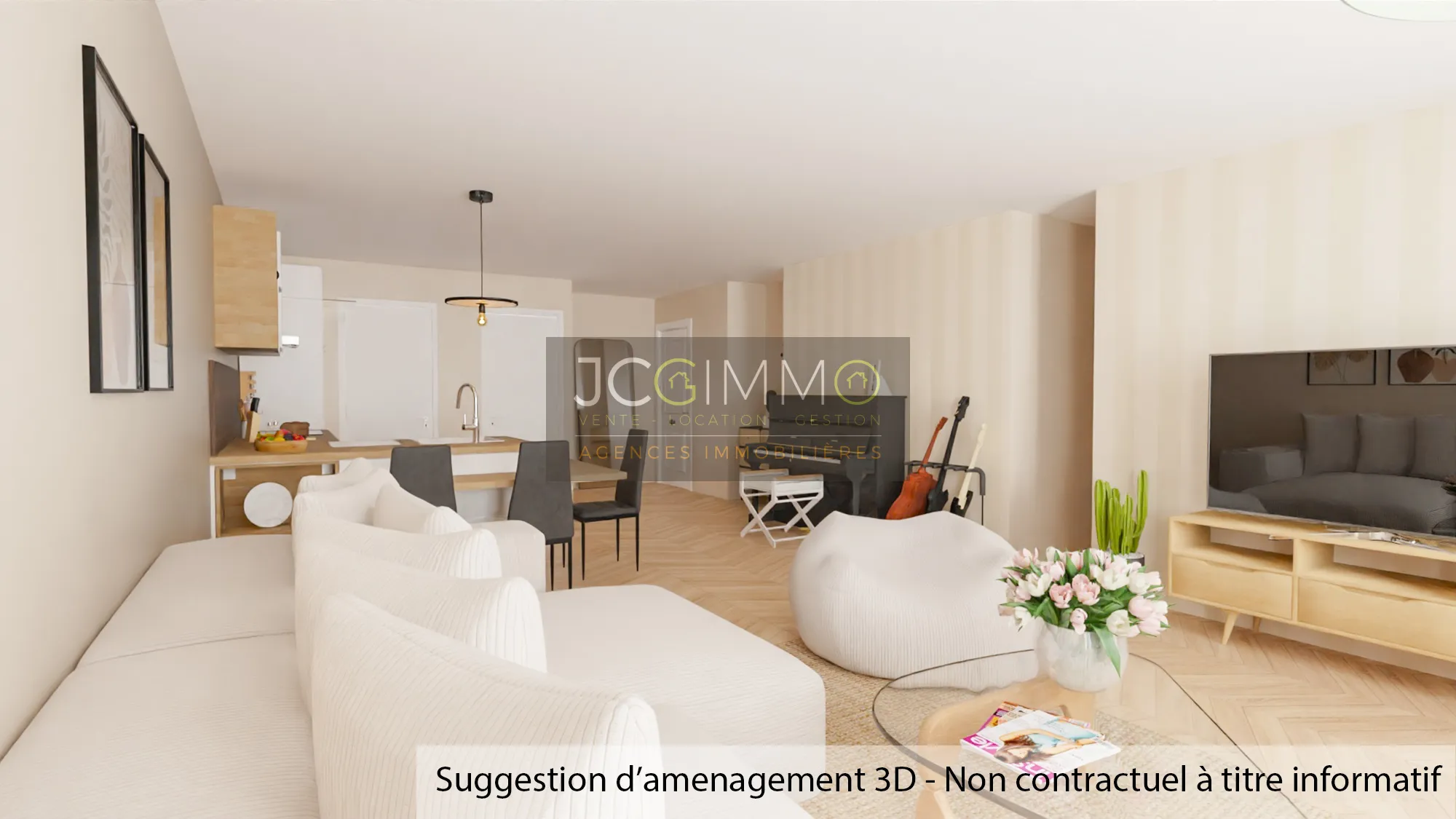 À vendre : Appartement T3 à rénover au centre de Solliès-Pont 