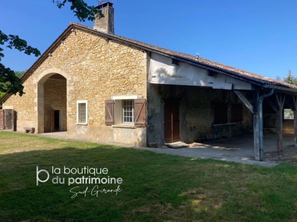 Belle maison en pierre de 155 m² avec terrain de 8000 m² à Bazas