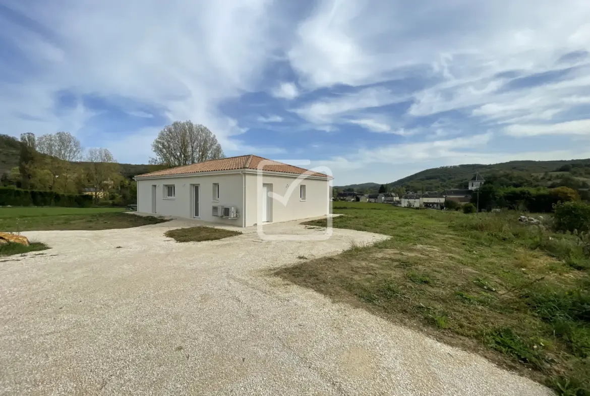 Maison neuve à finir avec 3 chambres à Borreze 