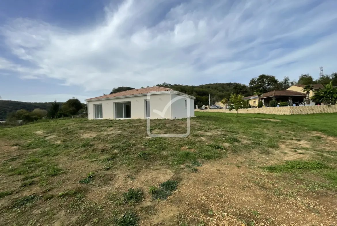 Maison neuve à finir avec 3 chambres à Borreze 