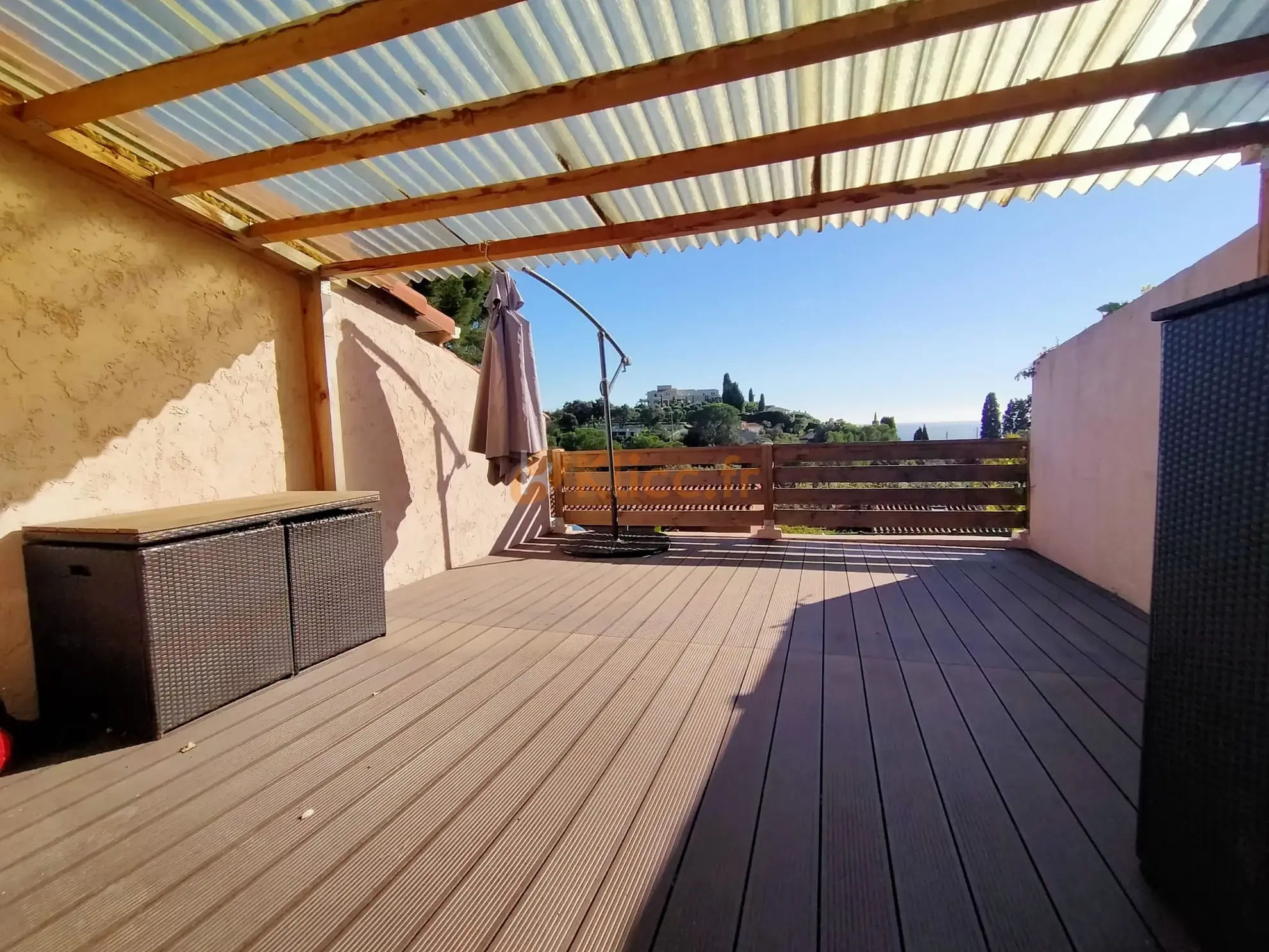 Studio Petite Maison avec Vue Mer à Vallauris 