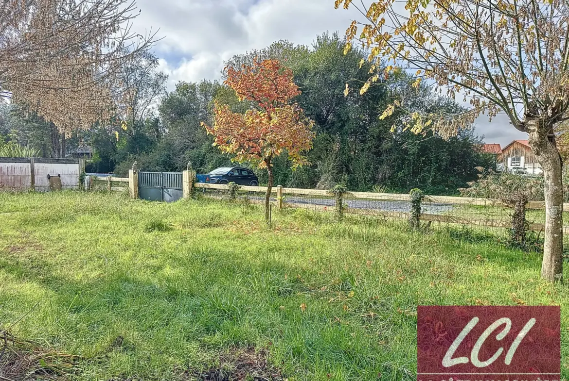 Maison en bois à rénover à Sanguinet sur terrain de 800 m² 