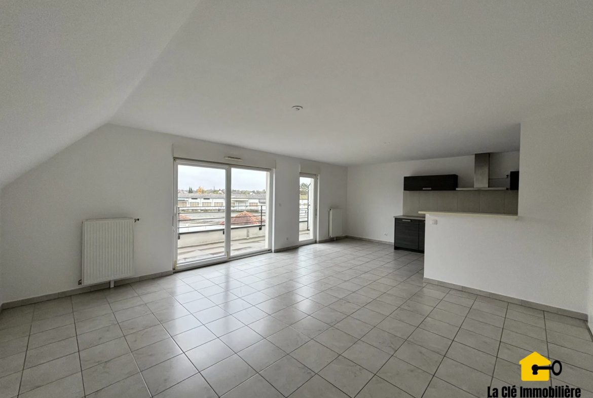 Appartement de type F4 à Kembs - 88,38 m2 avec balcon 