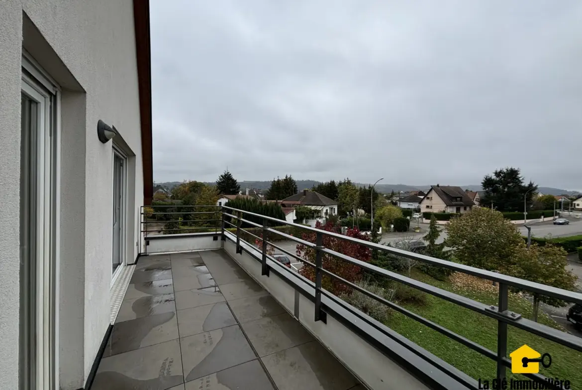 Appartement de type F4 à Kembs - 88,38 m2 avec balcon 