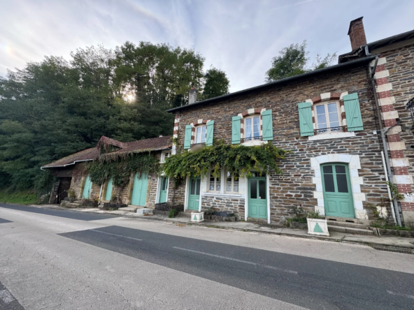 Maison à Uzerche en Corrèze avec fort potentiel