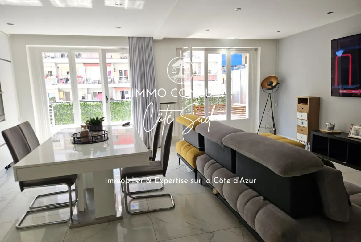 À vendre : Appartement 3 pièces rénové à Nice - 85,72 m² 