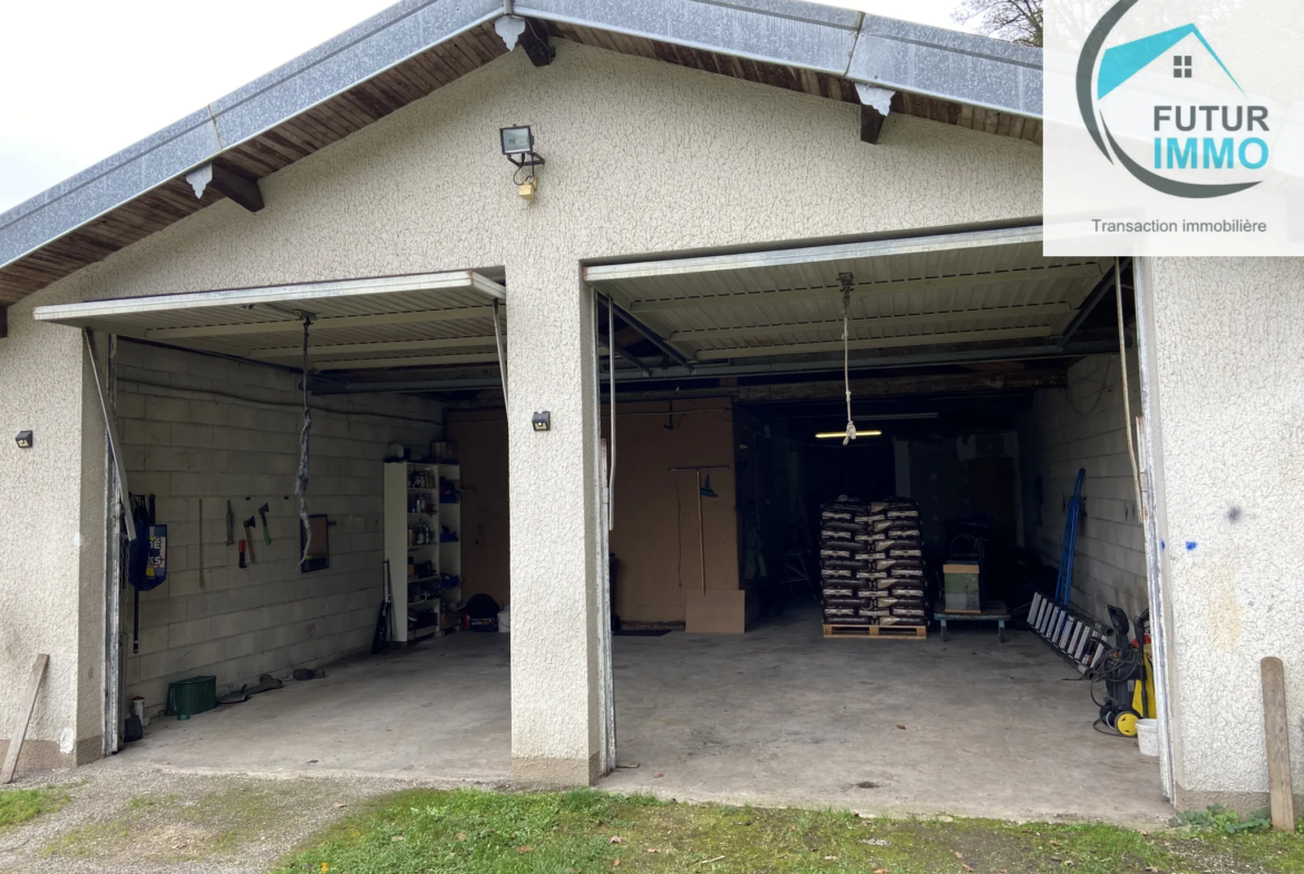 Maison avec Local Commercial à Bourguignon - Idéal Artisans 