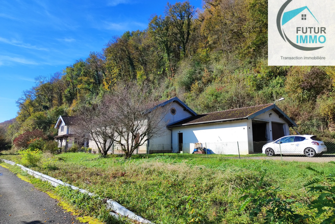 Maison avec Local Commercial à Bourguignon - Idéal Artisans 