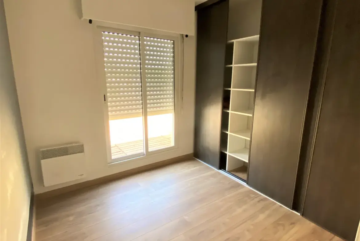 Très agréable appartement 2 pièces 37,11 m2 à Le Cannet avec terrasse de 20 m2, vendu loué 