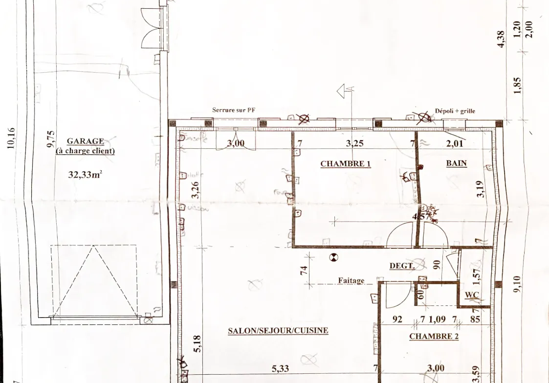 Charmante maison de plain-pied à Vedene de 68 m² 