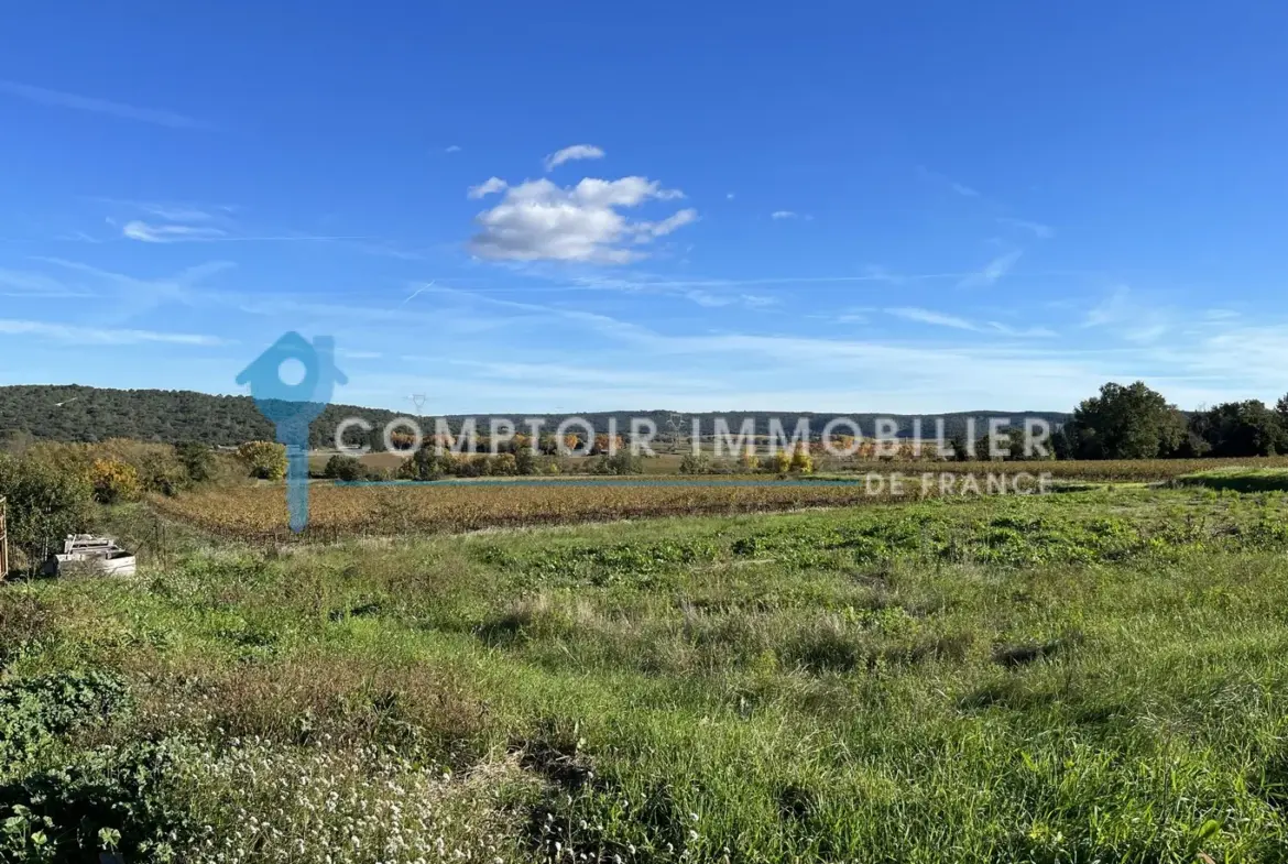 À Vendre : Terrain à Bâtir 1072 m² Entre Uzès et Nîmes 