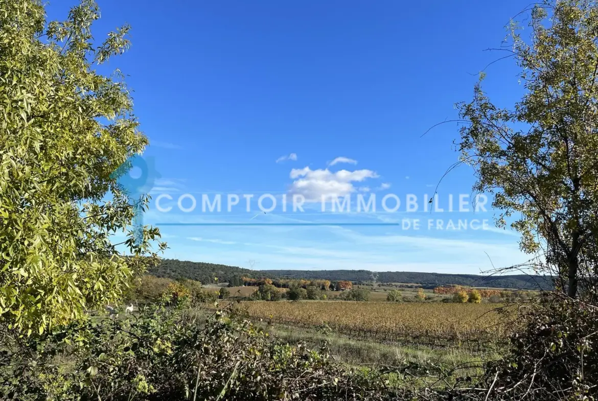 À Vendre : Terrain à Bâtir 1072 m² Entre Uzès et Nîmes 