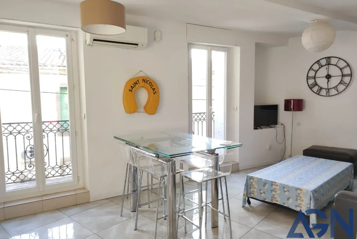 À vendre : Appartement T4 de 70,86 m² à Agde avec deux balcons 