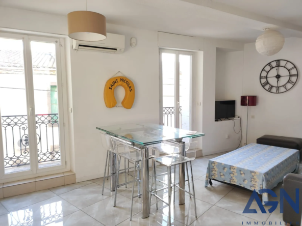 À vendre : Appartement T4 de 70,86 m² à Agde avec deux balcons