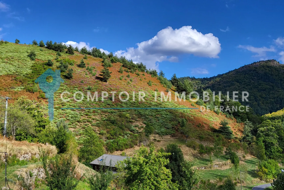 Maison à vendre au Chambon avec deux appartements et vue panoramique 