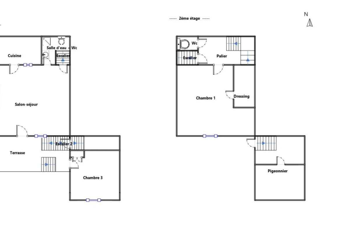 Maison de bourg (99 m2) à rénover avec jardin - Centre de Vic-le-Comte 