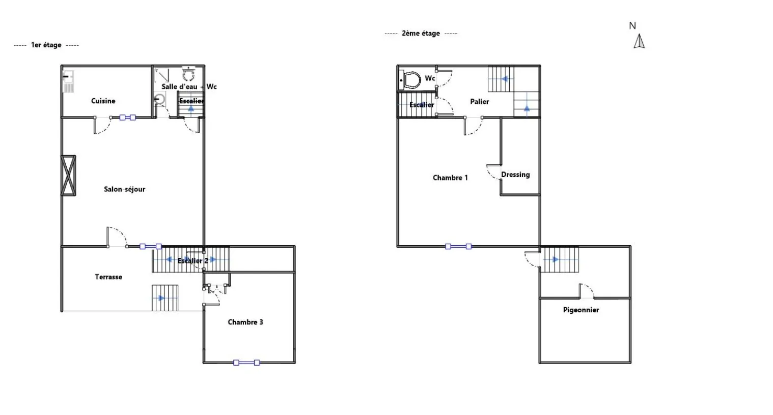 Maison de bourg (99 m2) à rénover avec jardin - Centre de Vic-le-Comte 