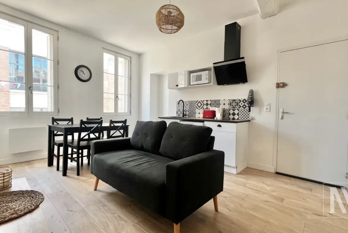 Vente d'un studio meublé de 32 m² au centre-ville de Troyes 