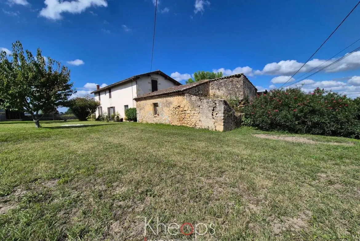 Ancienne ferme à rénover à Langon (33210) – 295 000 € 