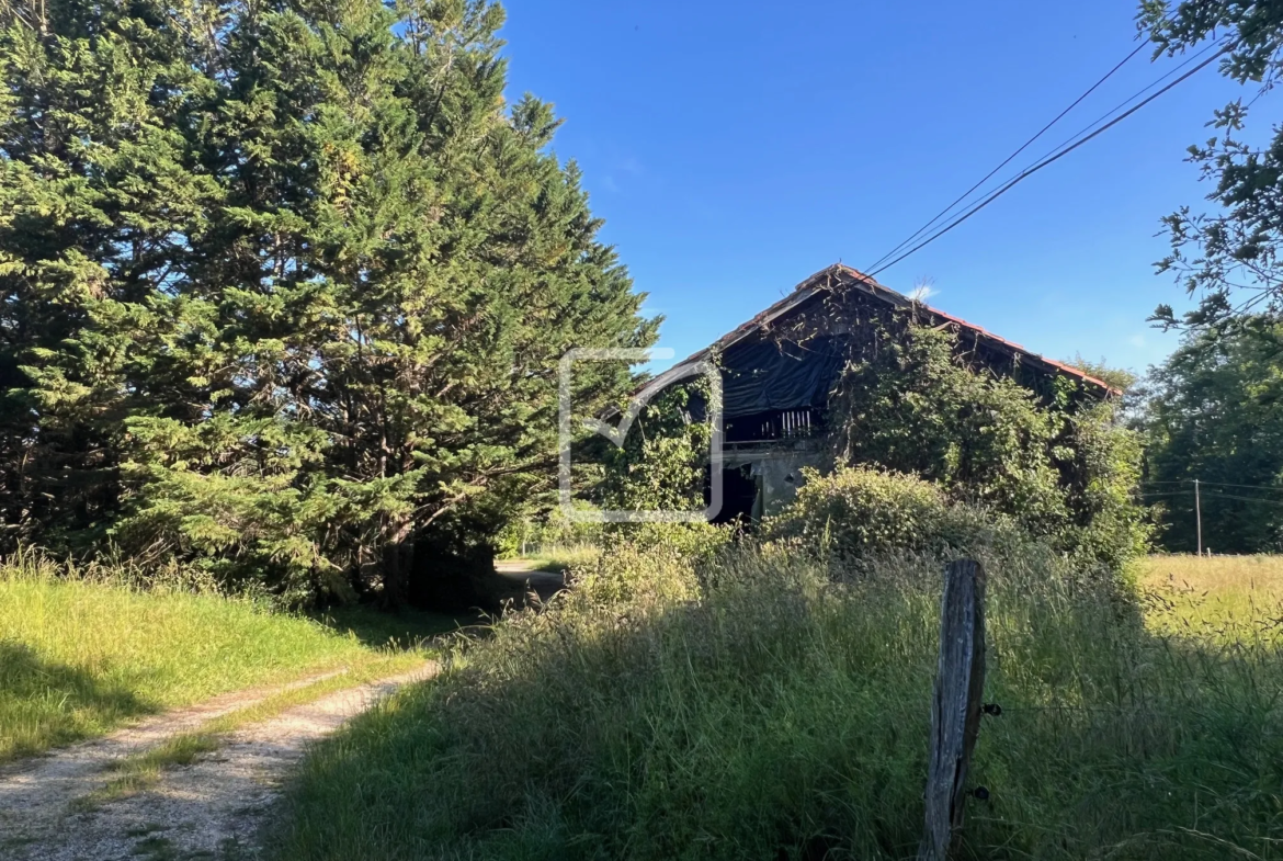 Corps de ferme de 15 Ha à vendre près de Gourdon 