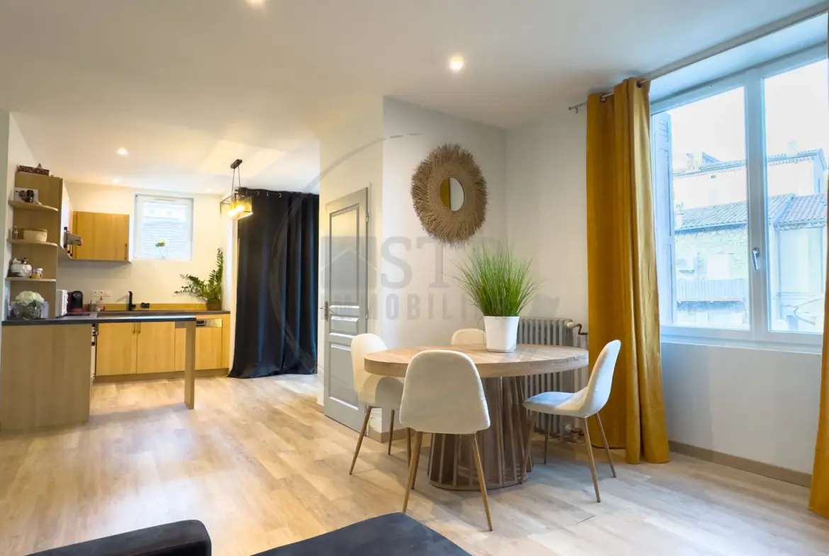 Appartement rénové de 80m² avec terrasse à Privas 