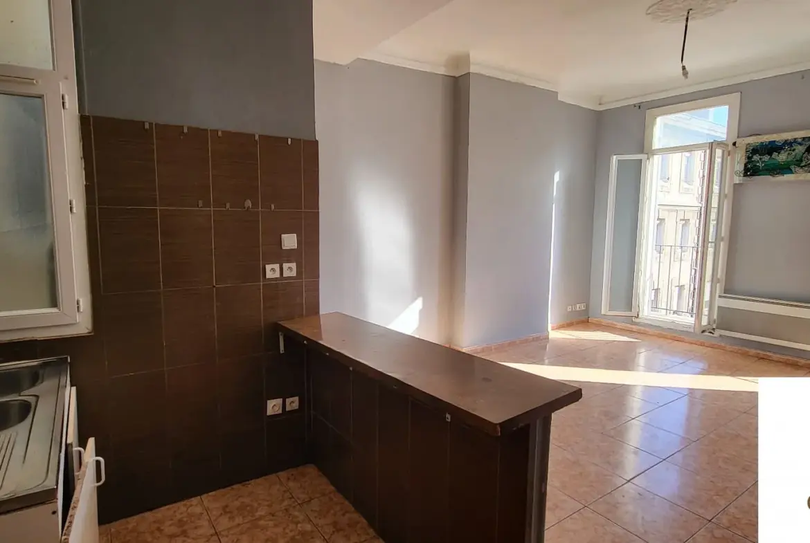 À vendre : Appartement 3 pièces à Marseille - Rue Crimée 