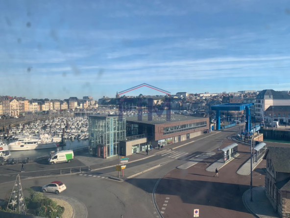 Vente appartement F2 avec vue dégagée sur le port de Dieppe