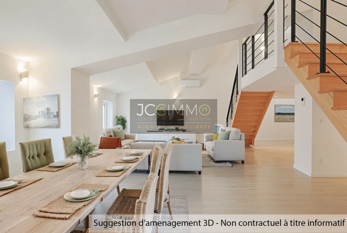 Loft duplex T4 rénové à Sollies Pont - 120 m2 