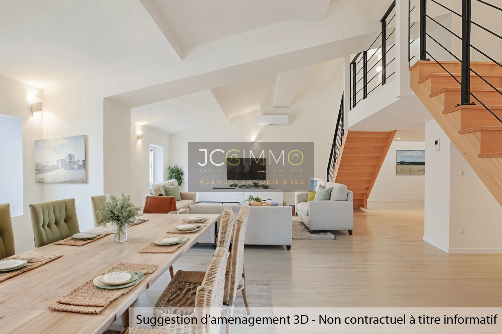 Loft duplex T4 rénové à Sollies Pont - 120 m2 