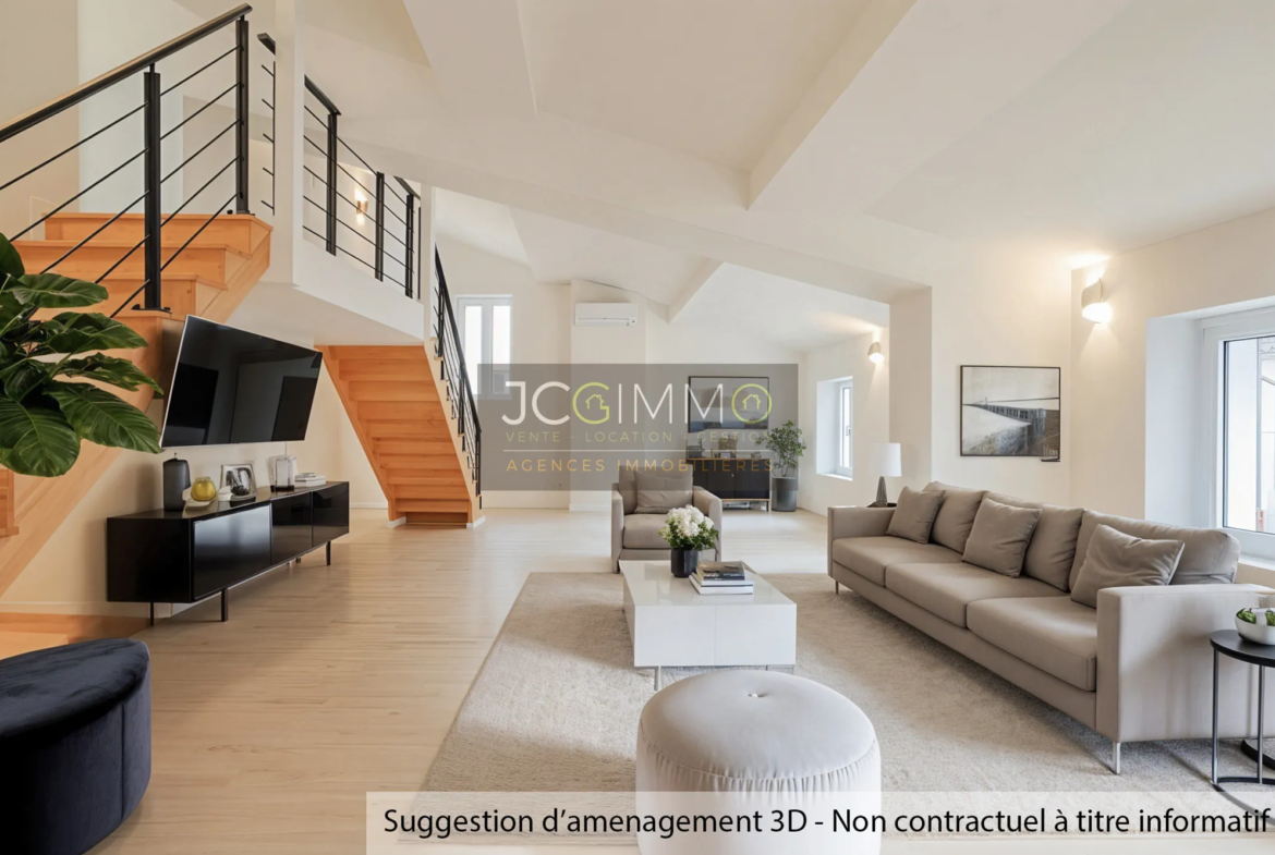 Loft duplex T4 rénové à Sollies Pont - 120 m2 