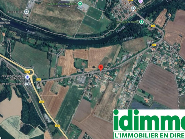 Terrain Constructible de 500 m² à Cintegabelle à Vendre