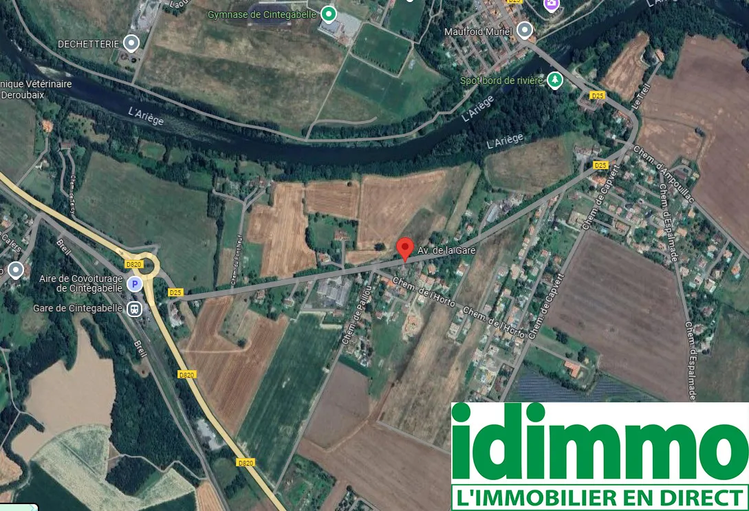 Terrain Constructible de 500 m² à Cintegabelle à Vendre 