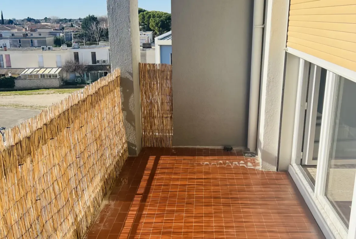 Appartement T2 à vendre à Lunel avec de nombreux parkings 