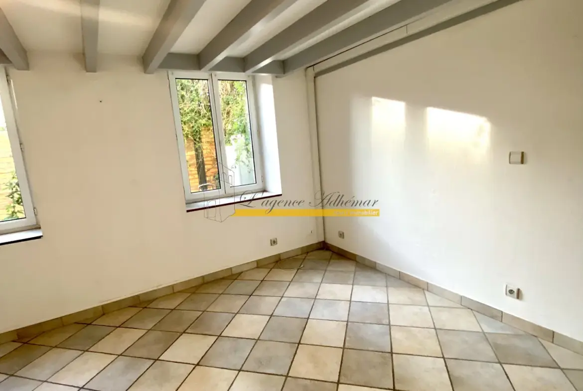 À vendre : Appartement T4 duplex à Montélimar dans l'ancienne abbaye de Maubec 