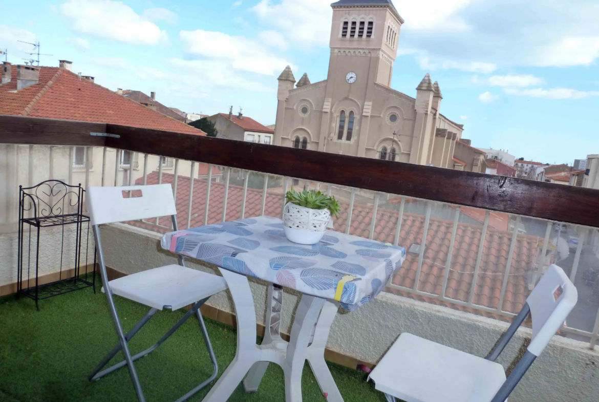 Appartement T2 lumineux de 38m² avec balcon à Port la Nouvelle 