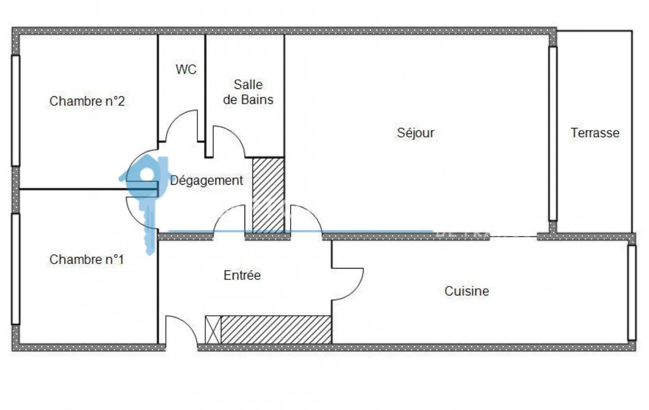 À vendre : Appartement T3 à Nîmes proche des Jardins de la Fontaine 