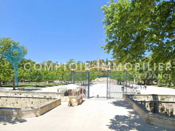 À vendre : Appartement T3 à Nîmes proche des Jardins de la Fontaine