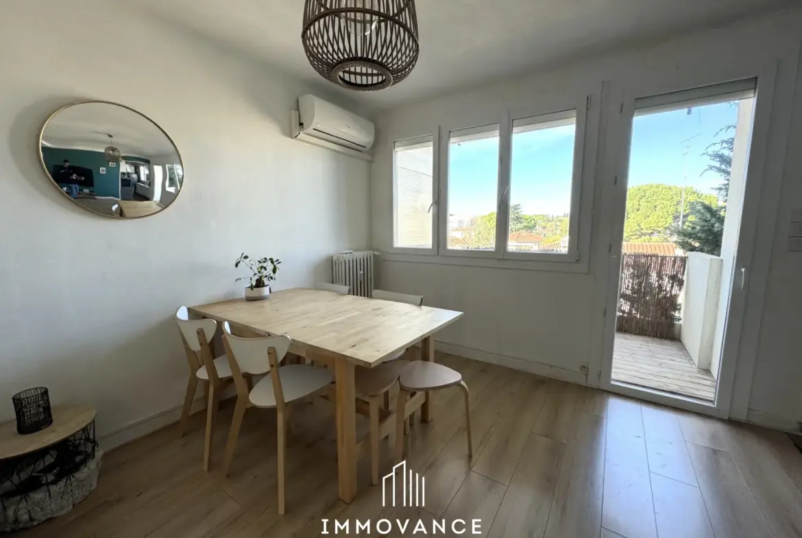 Montpellier - Appartement 3 pièces de 51 m² avec balcon et parking 