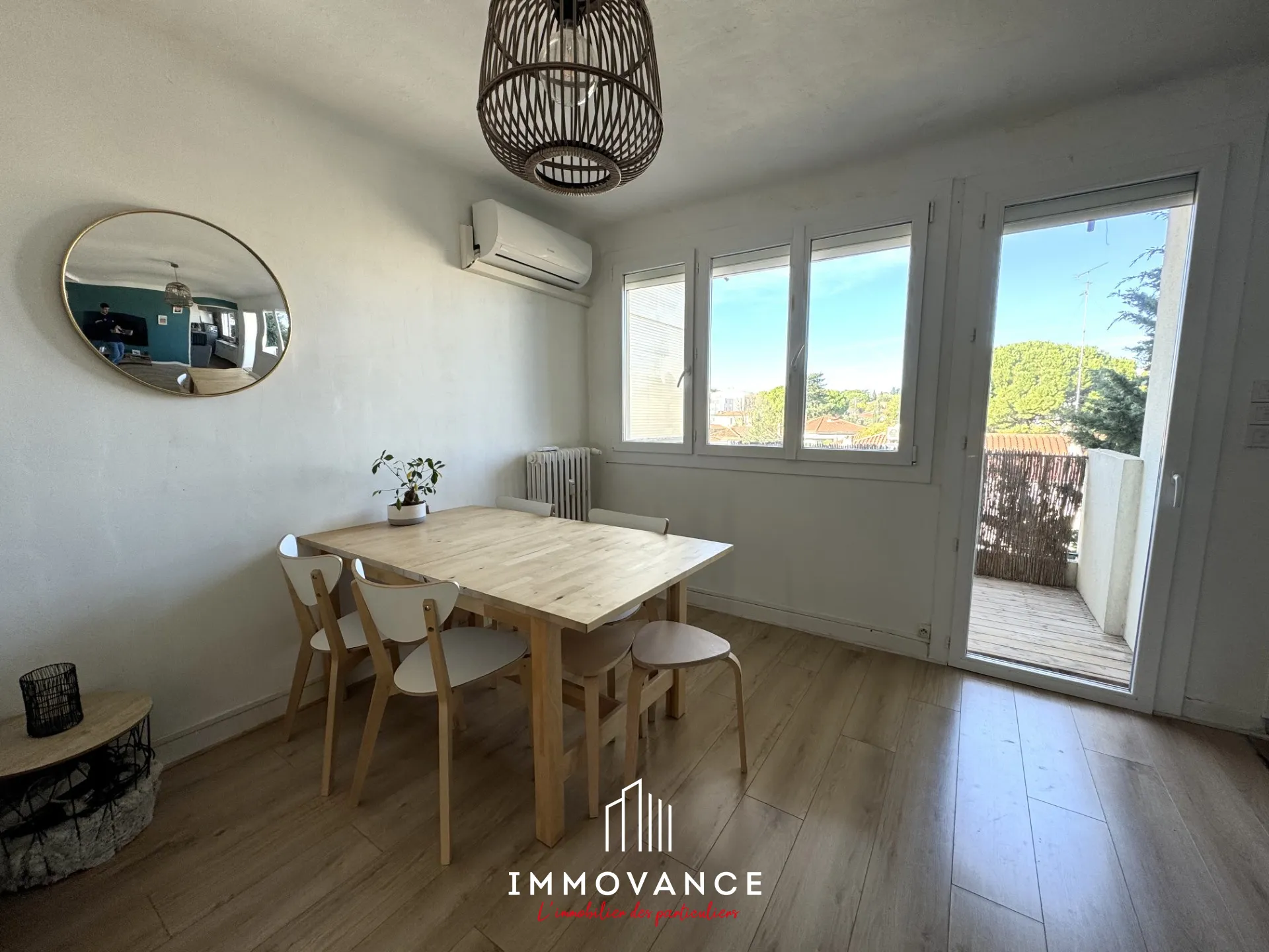 Montpellier - Appartement 3 pièces de 51 m² avec balcon et parking 