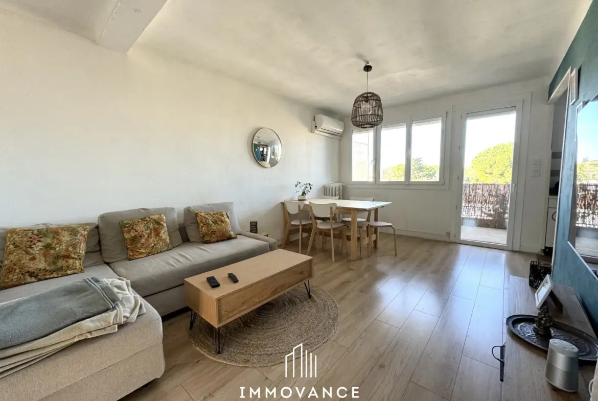 Montpellier - Appartement 3 pièces de 51 m² avec balcon et parking 