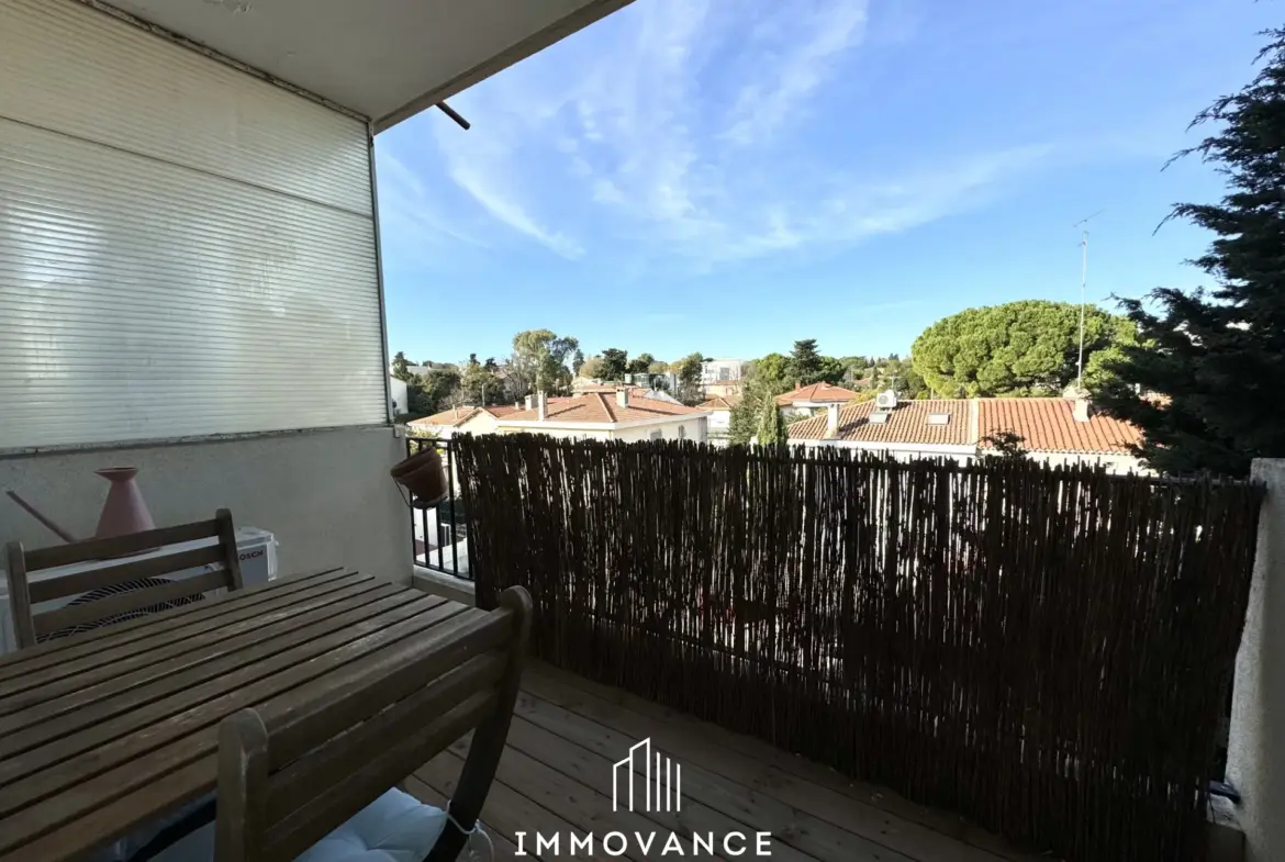 Montpellier - Appartement 3 pièces de 51 m² avec balcon et parking 