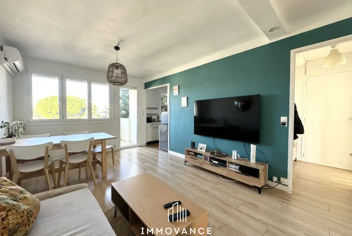 Montpellier - Appartement 3 pièces de 51 m² avec balcon et parking 