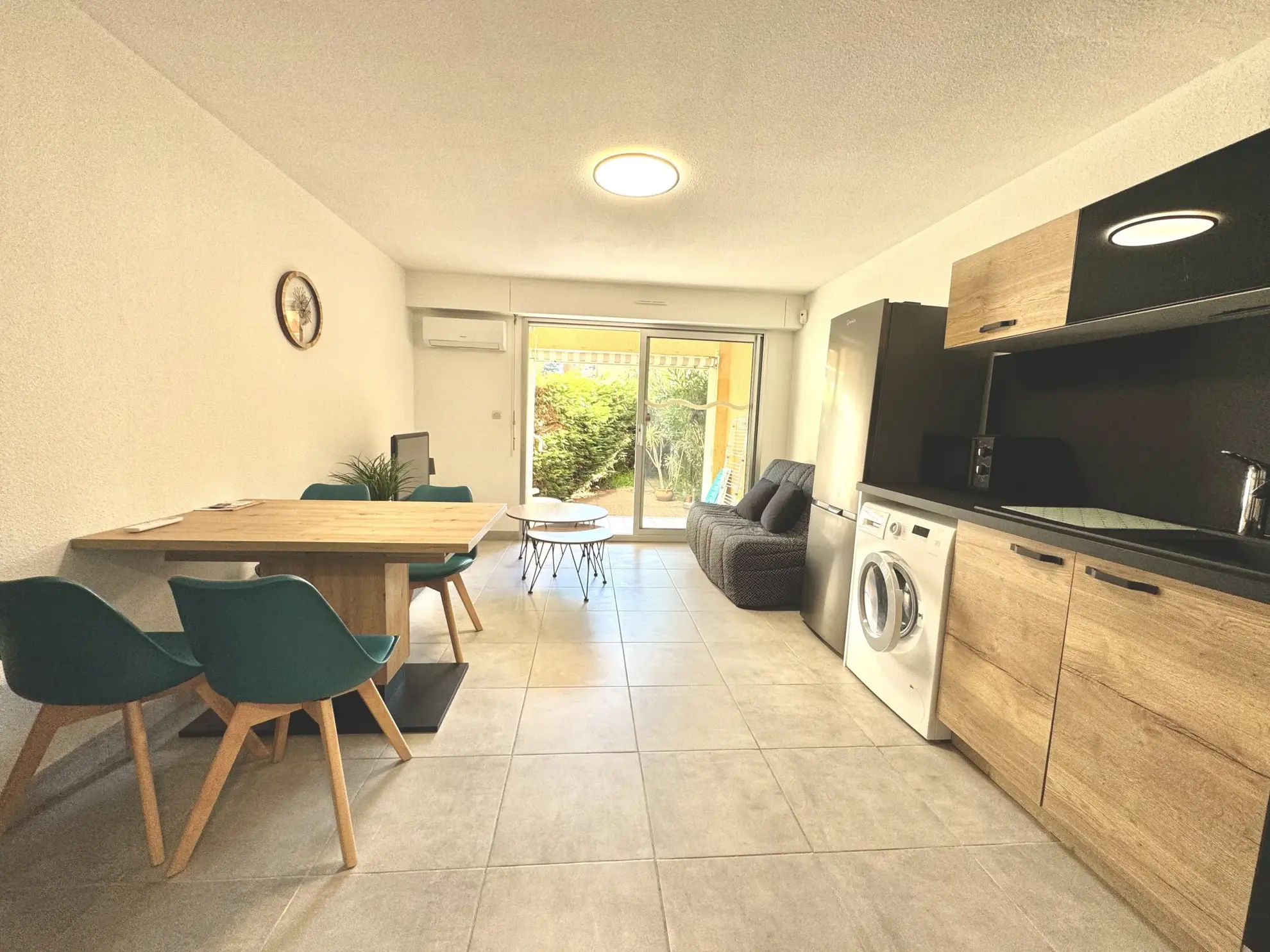 Appartement T2 cabine de 34 m² avec jardinet près de la plage 