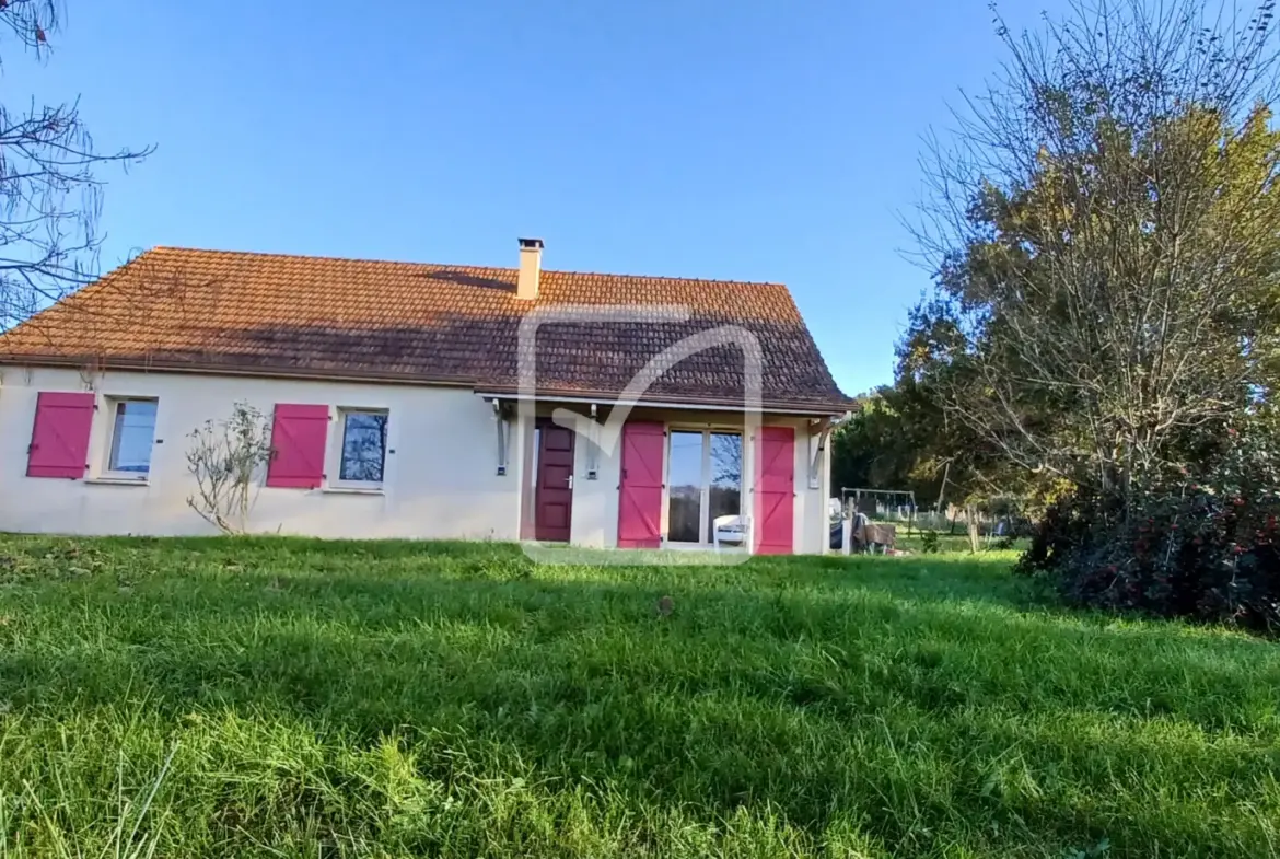 Maison de plain-pied de 91 m² avec 3 chambres et garage à Payrignac 