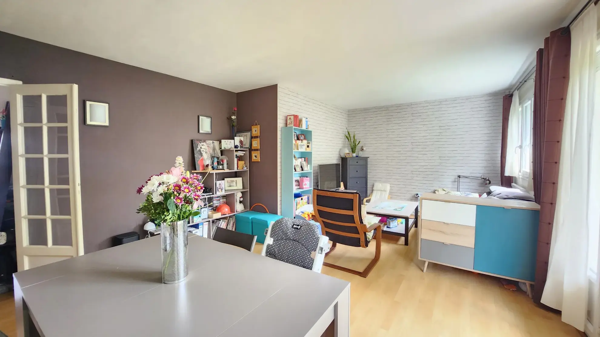 Appartement lumineux 67m² avec balcon Sud à Palaiseau 