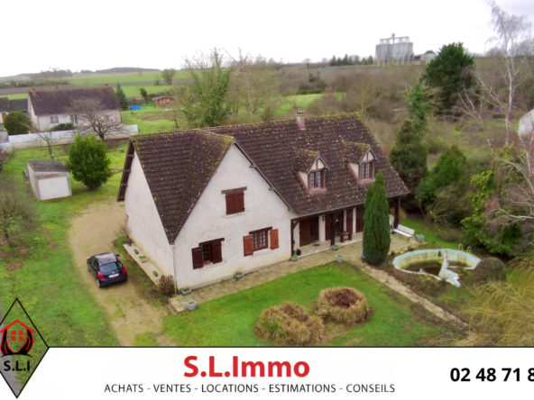 Maison de campagne unique à Massay avec jardin spacieux