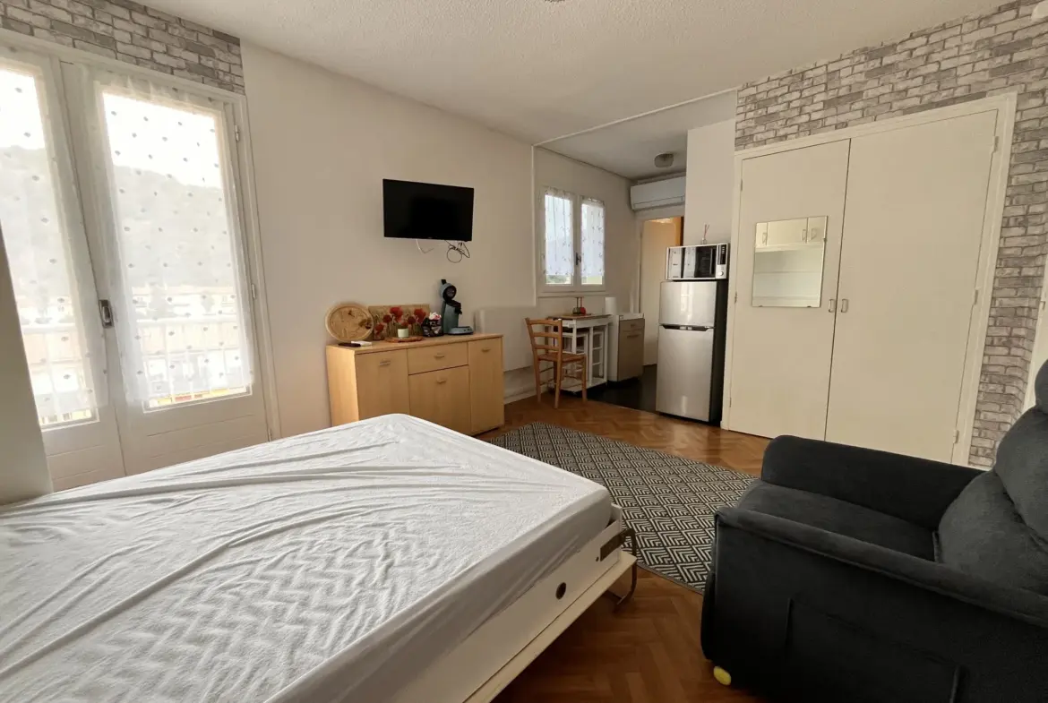 Vente Studio Meublé à Amélie-les-Bains-Palalda avec Balcon 