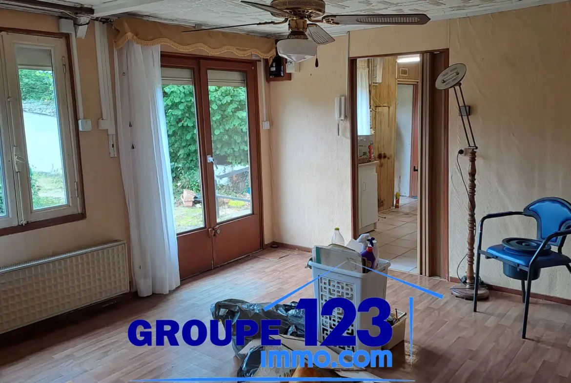 Petite maison à rénover à Senan de 55 m² avec terrain de 1127 m² 